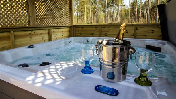 奢華公寓, 獨立浴室 (With Hot Tub) | Spa | 蒸氣室