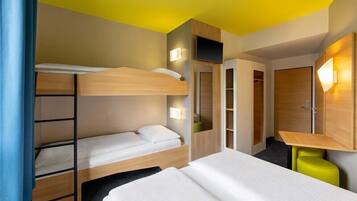Hypo-allergenic bedding, desk, soundproofing, free WiFi