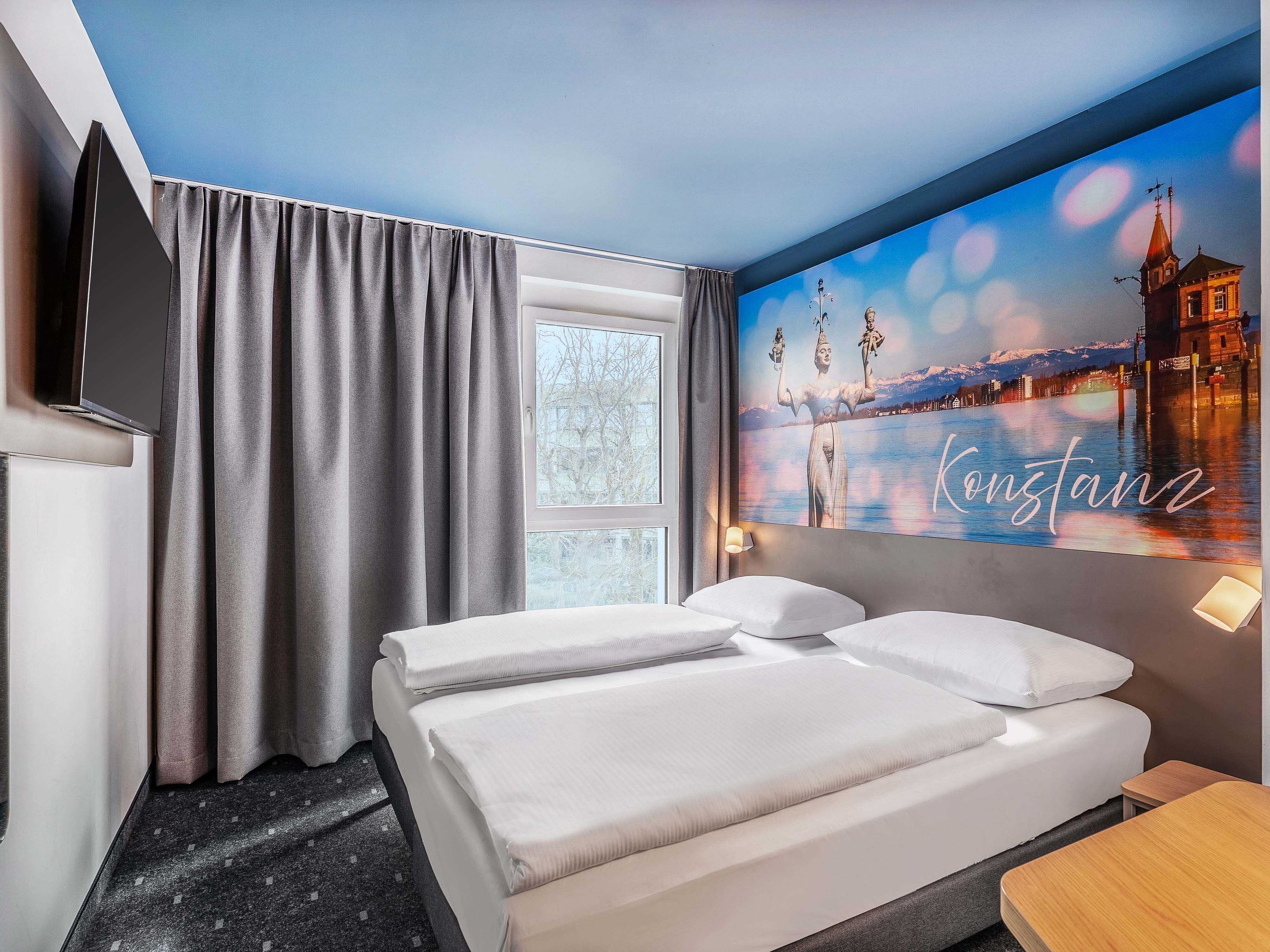 Dubbelrum | Skrivbord, gratis wi-fi och sängkläder