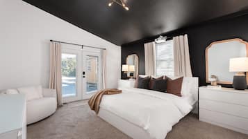 1 slaapkamer, bedden met traagschuimmatrassen