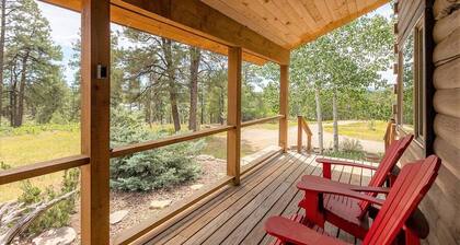Hot Tub! Secluded Cabin, overlook Lake Pagosa on 39 acres, No Neighbors!