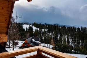 Blick auf die Berge