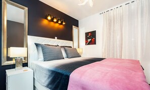 1 Schlafzimmer, Bügeleisen/Bügelbrett, kostenloses WLAN, Bettwäsche