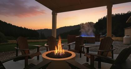 Leavenworth Farmhouse - Sled Hill, Hot Tub, Game Room, Bunk Room!