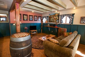 テレビ、DVD プレーヤー、書庫、ステレオ