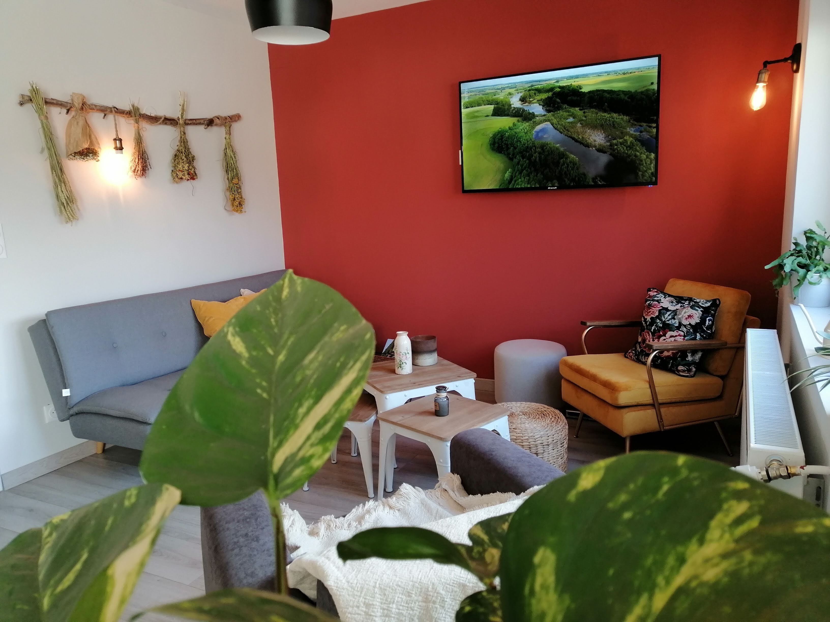 Televisie en een dvd-speler