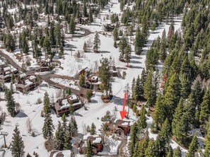 Aerial view - CW 87 - Tamarack Resort - Private hot tub - Ski in ski out - Views (Donnelly)