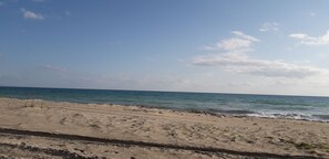 En la playa 