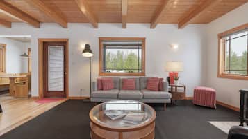 TV, fireplace, DVD player, table football