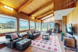 TV, DVD player, books