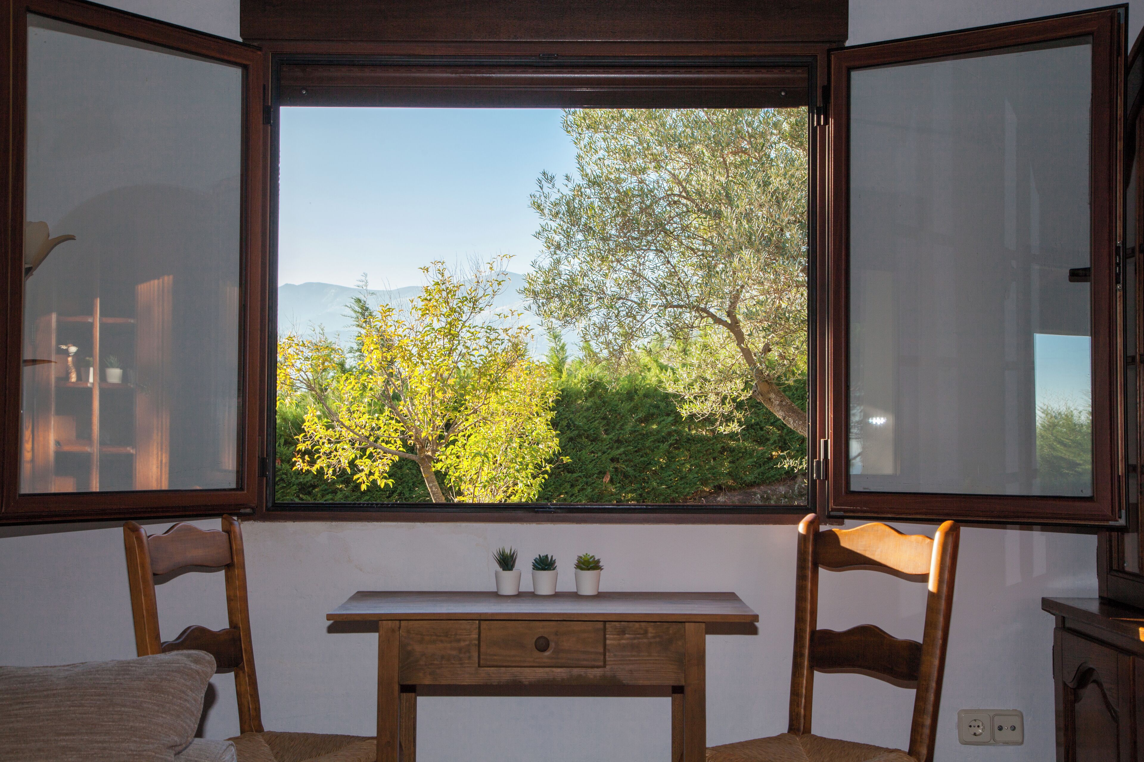 Deluxe Cabin, Private Bathroom, Mountain View | View from property