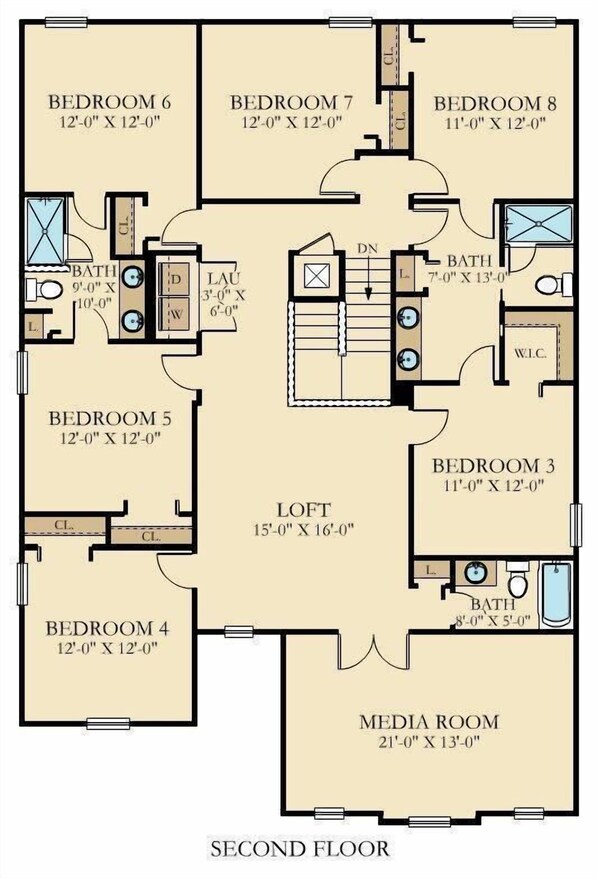 Floor plan - 8850ccd NON Renting 09/13/2021-the Retreat at Championsgate (Davenport)