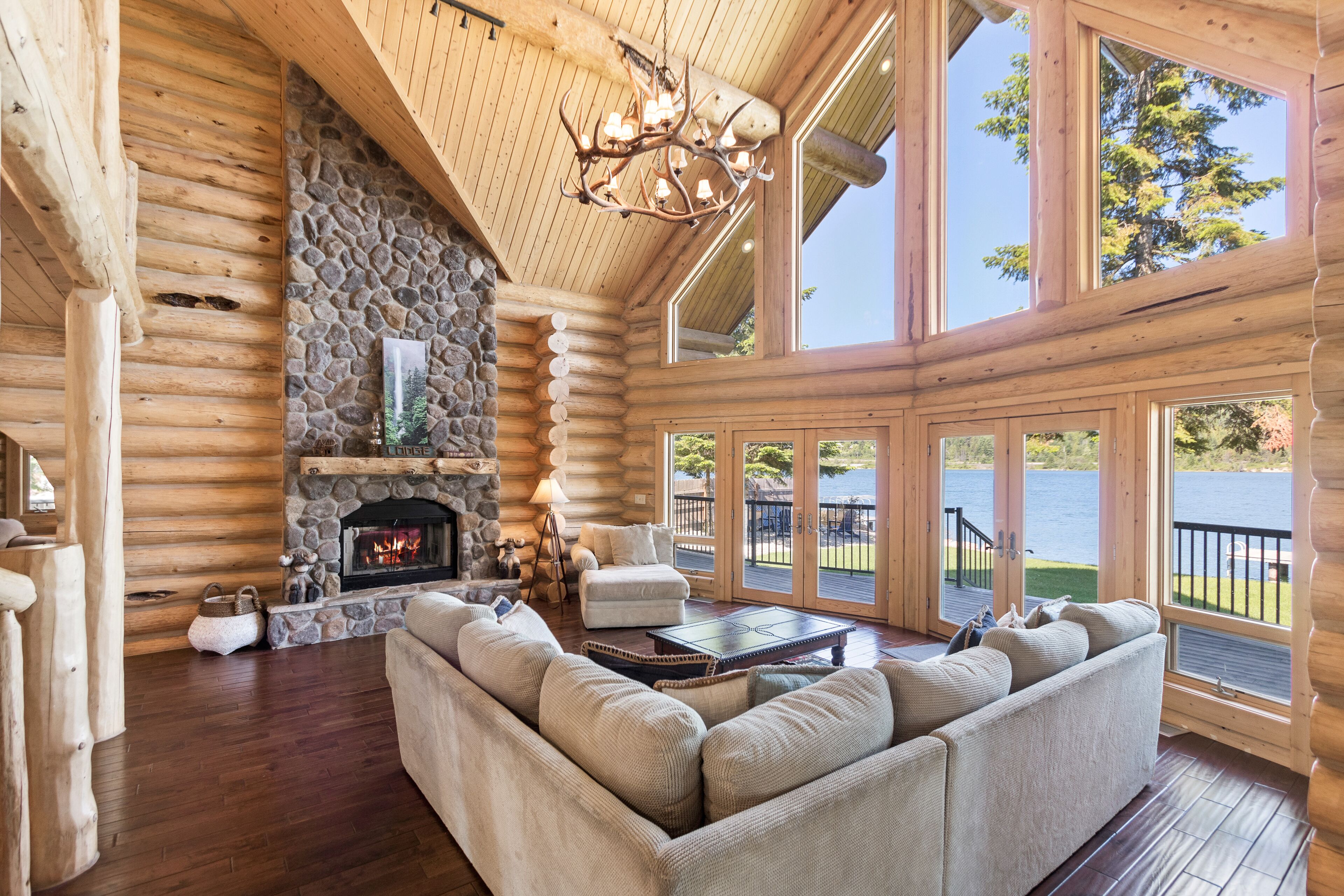 Waterfront estate on Pend Oreille River w/ private dock, free WiFi, & river view