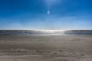 En la playa 