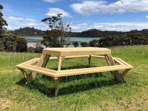 Outdoor dining - Beautiful & Unique - The Chapel at the Olive Grove (Russell)