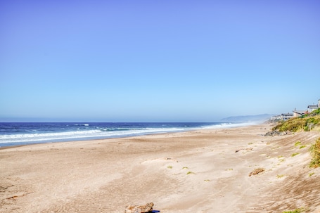 En la playa