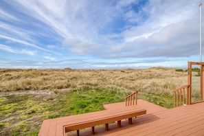 Ferienhaus, Mehrere Betten, Strandblick (Windsong Hideaway) | Balkon