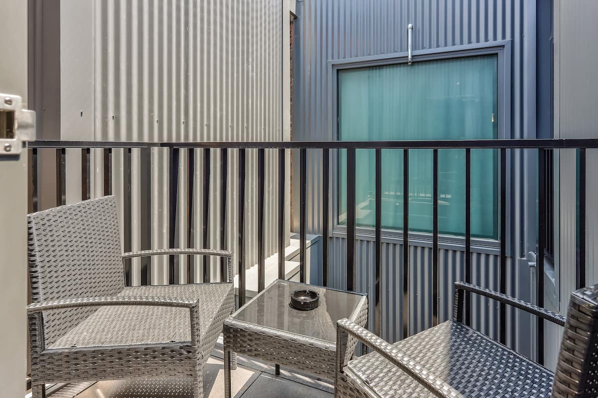 Deluxe Double Room, 1 King Bed, Accessible, Balcony | Terrace/patio