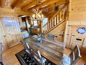 Dining - BEST LOG CABIN VIEW AT THE PRESERVE- Hot Tub, Game Room, Loft, Pool/Spa INCLUDED (Sevierville)