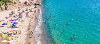 CALETA townhouse 1st line to the sea, communal swimming pool