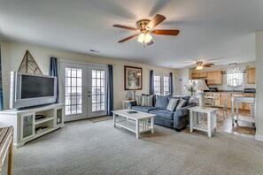 Televisión y reproductor de DVD 