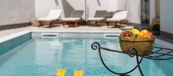 Unique mediterranean stone house with pool