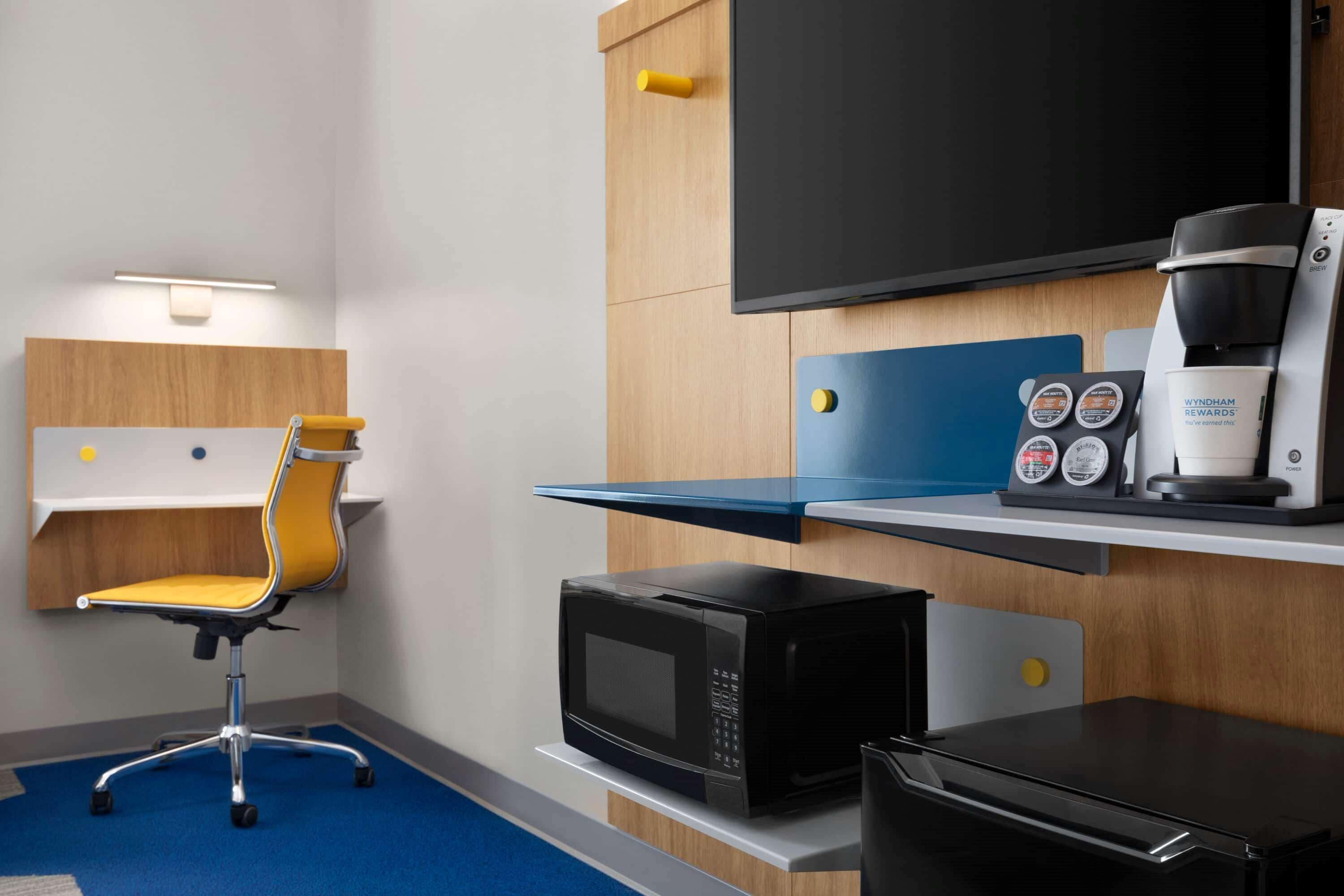 1 bedroom, desk, laptop workspace, iron/ironing board