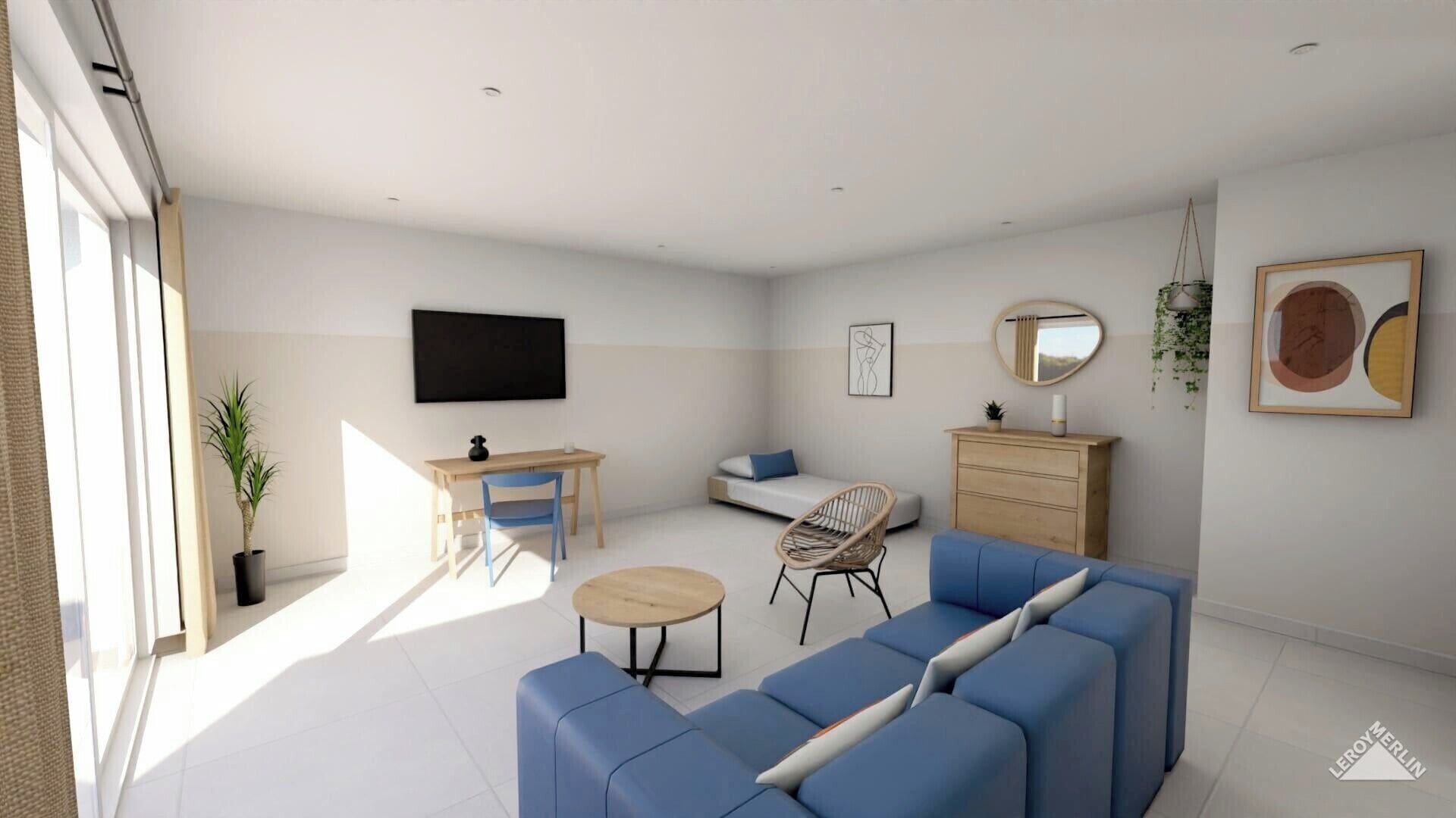 舒适公寓, 2 间卧室 (aparthotel formula) | 高档床上用品、客房内保险箱、办公桌、遮光窗帘