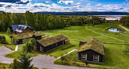 Luxury chalet with hot tub and loch views