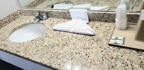 Double or Twin Room | Bathroom | Combined shower/tub, towels, soap, shampoo