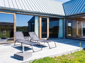Balcony - 8 Person Holiday Home on a Holiday Park in Løkken (Lokken)