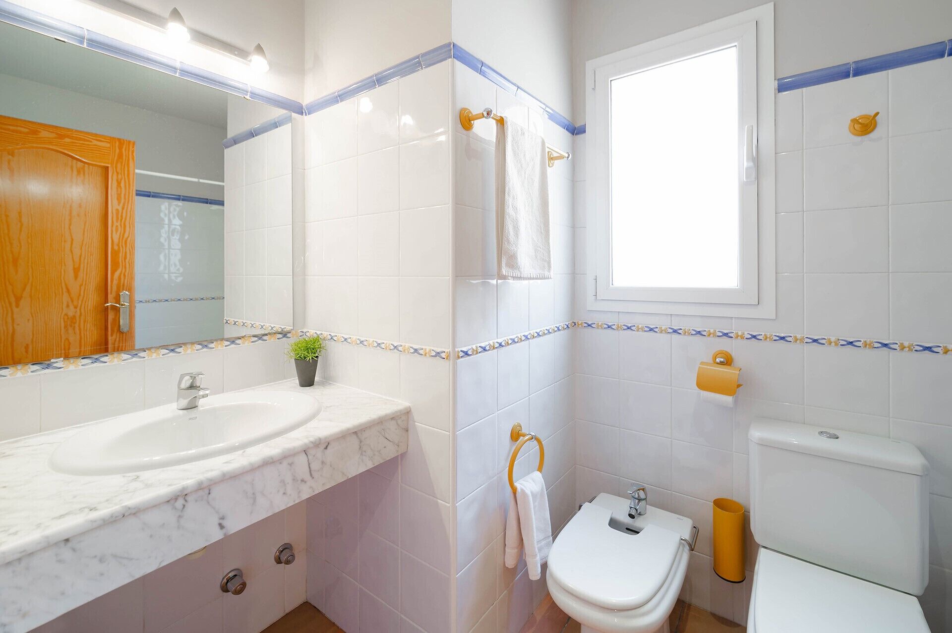 Bathtub, hair dryer