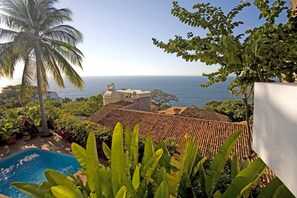 Outdoor pool, a heated pool - PAY 4 STAY 5 NIGHTS until Oct 31. Beautiful Villa In Conchas Chinas, Ocean Views (Puerto Vallarta)