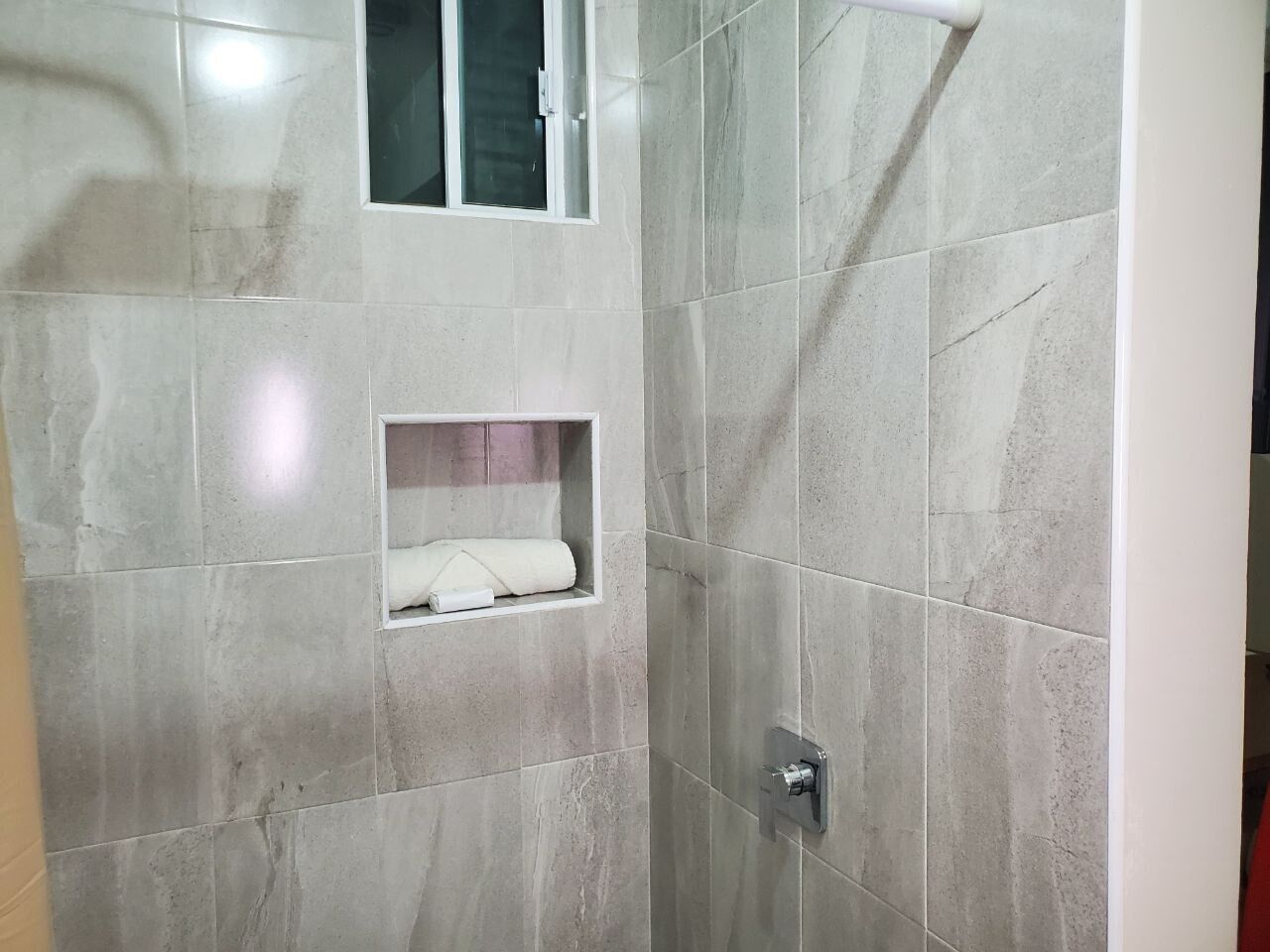 Towels, soap, toilet paper