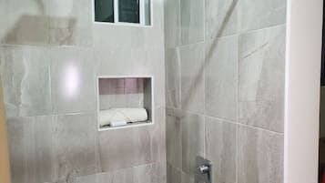 Towels, soap, toilet paper