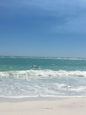 Sun-loungers, beach towels