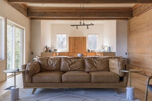 Standard Chalet, 4 Bedrooms | Living area | 70-inch TV with digital channels, DVD player - The Edelweiss Estate (Gatlinburg)