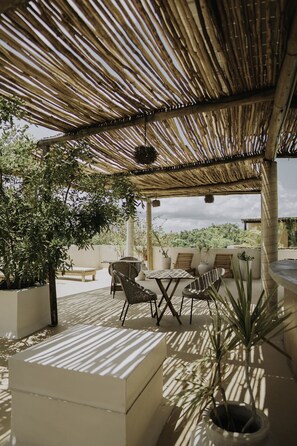 Terrasse sur le toit