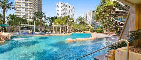Indoor pool, a heated pool