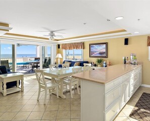 Dining - The best of the best, 2BD direct Ocean Front with wide big ocean front  balcony . Relax and enjoy the ocean and the sun. (Ocean City)