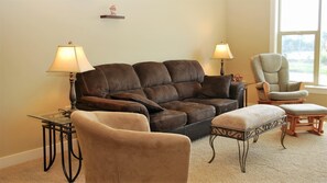 Apartment, Multiple Beds (1000 N Holladay #207) | Living room | Fireplace