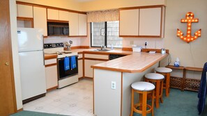 Lägenhet - flera sängar (ssbc #308) | Eget kök | Kryddor och pappersservetter