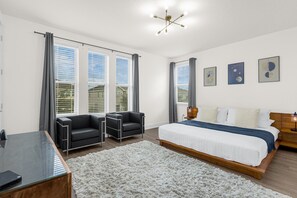 8 bedrooms, iron/ironing board, travel crib, WiFi