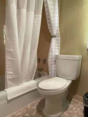 Vòi sen/bồn tắm kết hợp, vòi sen phun mưa, máy sấy tóc, khăn tắm