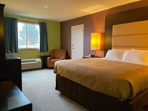 Standaard kamer, 1 kingsize bed, niet-roken | Donsdekens, een bureau, een laptopwerkplek, verduisterende gordijnen