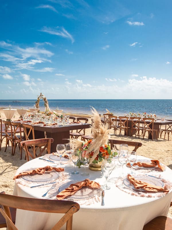 Private beach, white sand