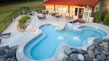 Indoor pool, outdoor pool