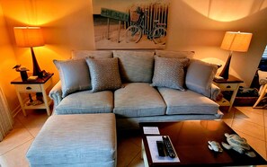 TV, fireplace, DVD player