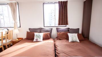 Blackout drapes, iron/ironing board, free WiFi, bed sheets