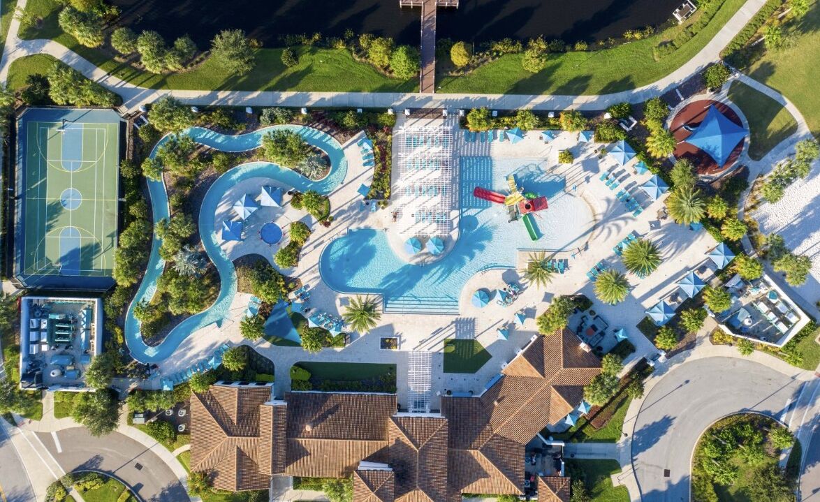 Utendørsbasseng og et oppvarmet basseng